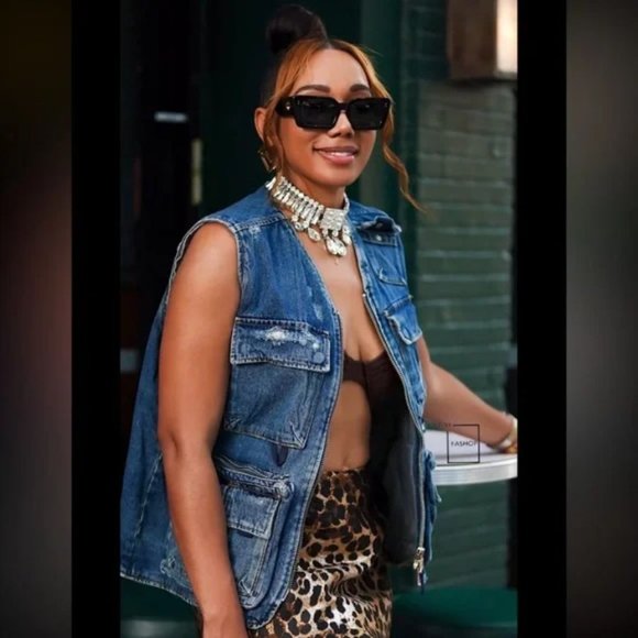 ZARA DENIM UTILITY VESR MULTIPOCKET NEW - Picture 5 of 8